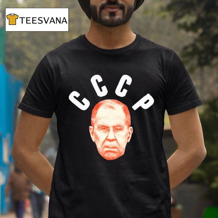 Sergey Viktorovich Lavrov Ussr Cccp Face Head Shirt