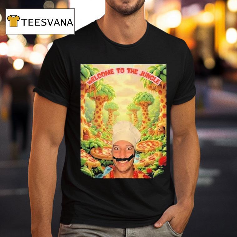 Tony Pepperoni Welcome To The Jungle Pizza Shirts