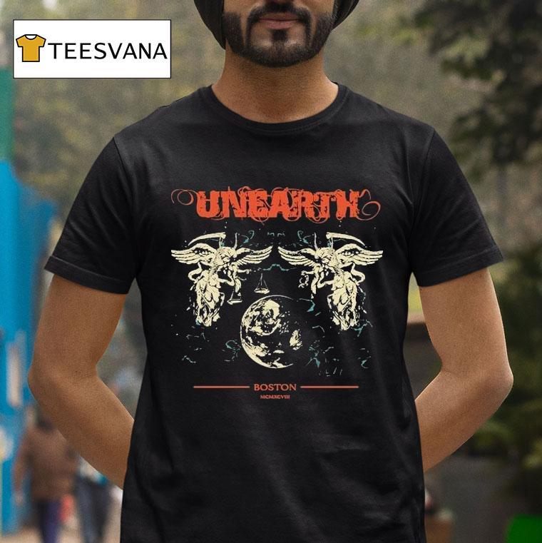 Unearth Boston Spring Tour 2025 Dates Shirt
