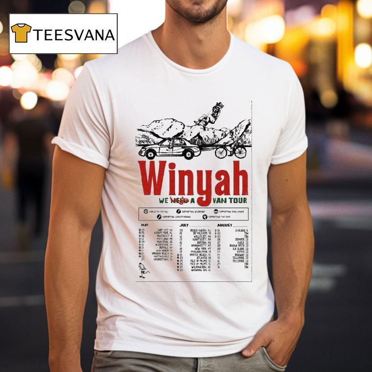 Winyah We Bought A Van Summer Tour 2025 Dates Shirt