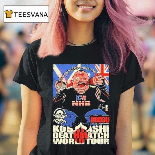 Abdullah Kobayashi Icw Nhb X Dmdu X Bgw Death Match World Tour 2025 Shirt
