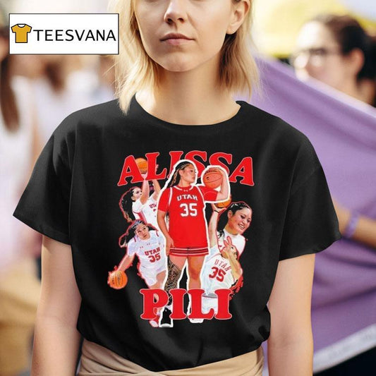 Alissa Pili Utah Utes Women's Basketball Shirt