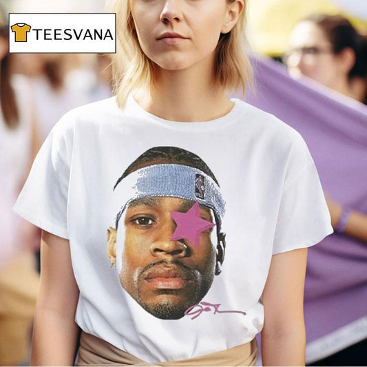 Allen Iverson Big Head Star Signature Shirt