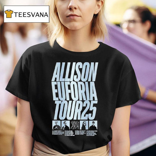 Allison Euforia Tour 2025 Dates Photo Shirt