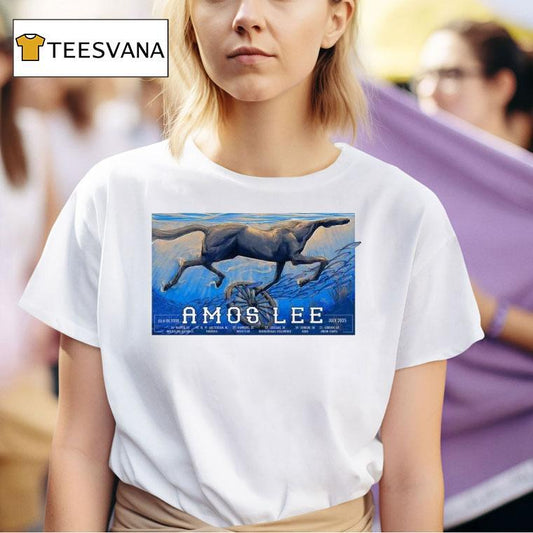 Amos Lee 2025 Tour Eu + Uk Horse Shirt