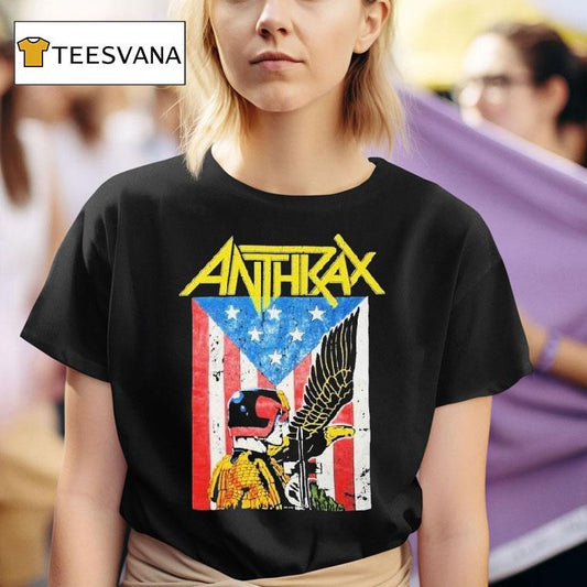 Anthrax Dredd Eagle Shirt