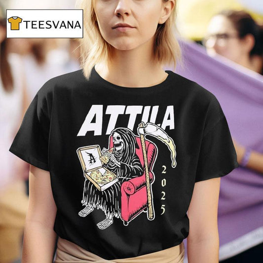 Attila Pizza Grim Reaper Sofa 2025 Shirt