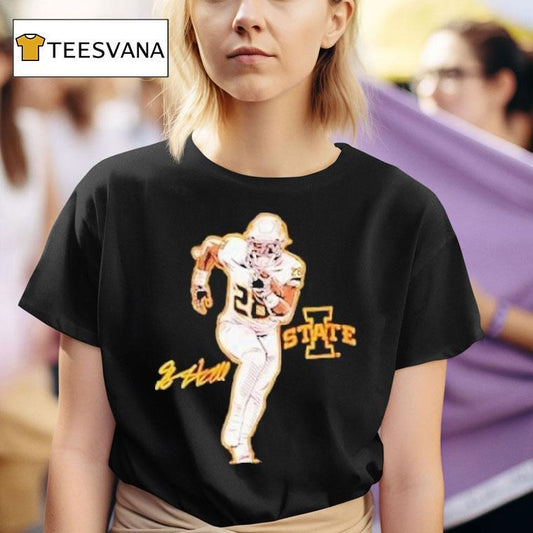 Breece Hall Superstar Pose Iowa Hawkeyes Shirt