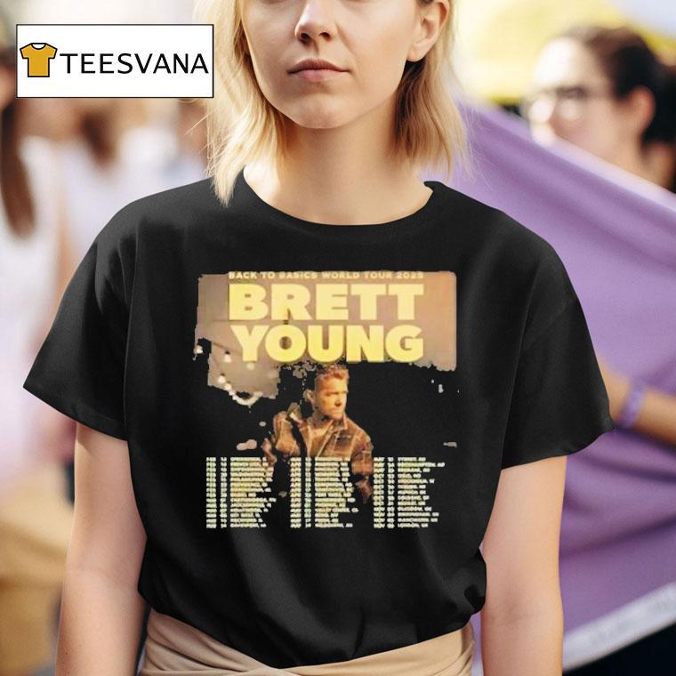 Brett Young Back To Basics World Tour 2025 Dates Shirt
