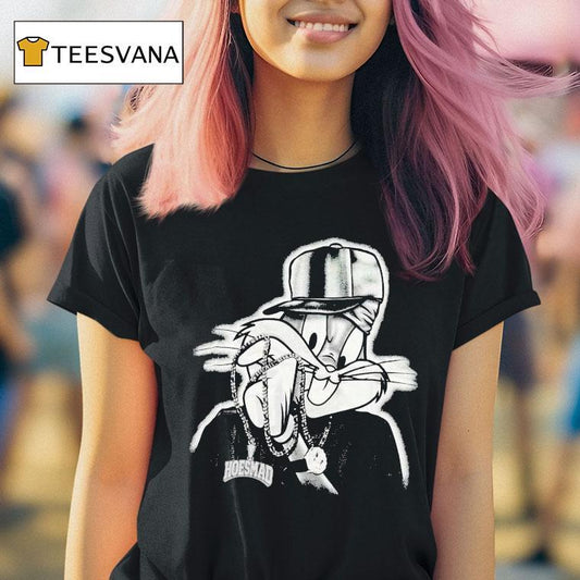 Bugs Bunny Hoesmad Rhinestone Looney Tunes Shirt