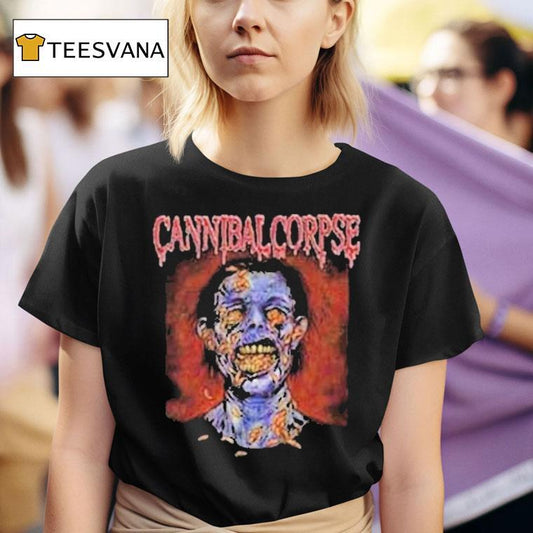 Cannibal Corpse Skull Full Of Maggots Shirt