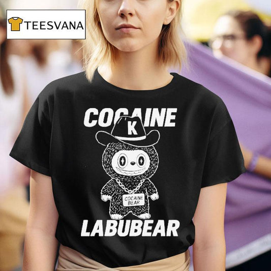 Cocaine Labubear Cocaine Bear X Labubu Shirt