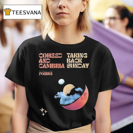 Coheed And Cambria Taking Back Sunday With Foxing Summer Tour 2025 Dates Shirt