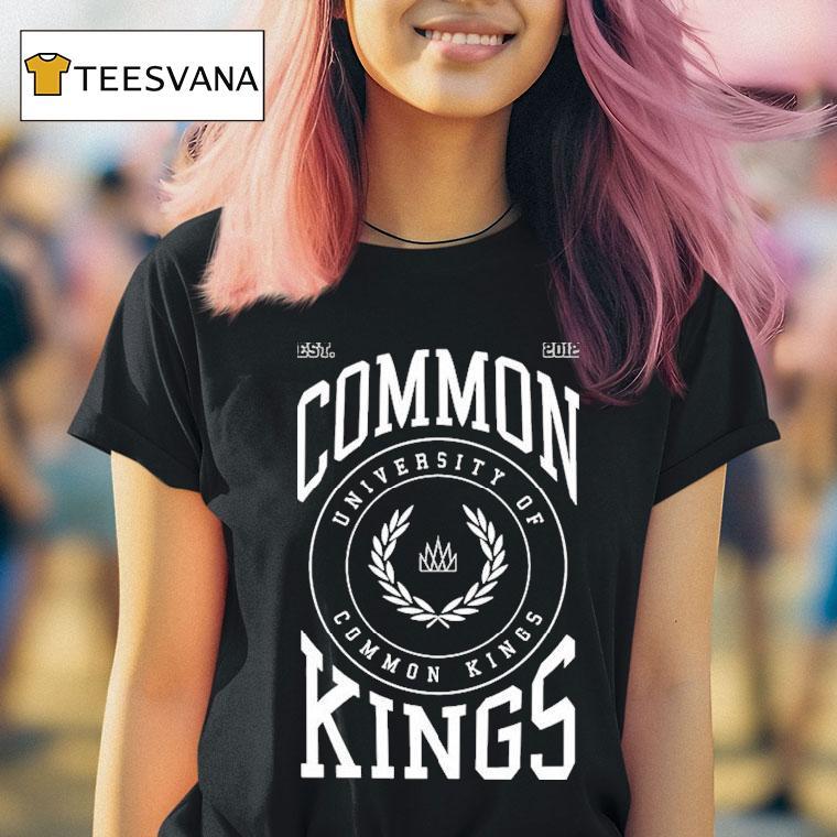 Common Kings University Collegiate Est 2012 Shirt