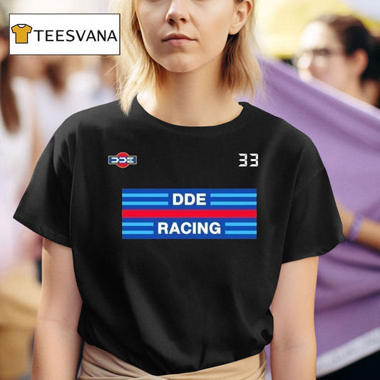 Dde Racing Garage Stripes And Speed 33 Shirt