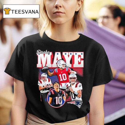 Drake Maye New England Patriots Notorious Shirt