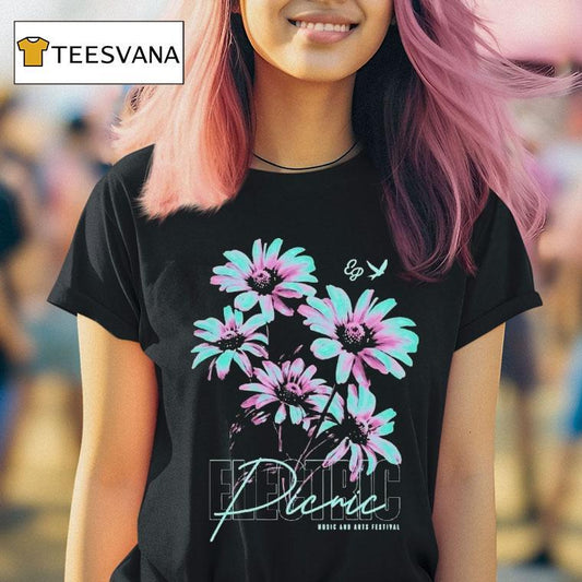 Electric Picnic Music And Arts Festival Flowers Shirt