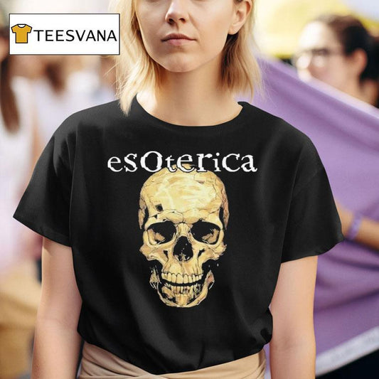 Esoterica Paper Skull Shirt
