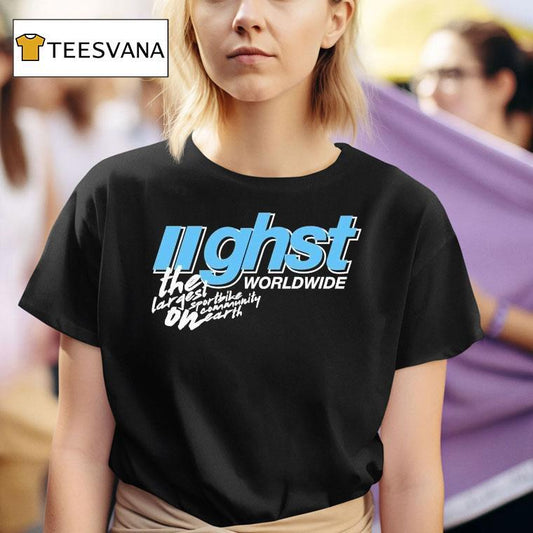 Ghost Racing Ghost The Largest Sportbike Community On Earth Worldwide Shirt