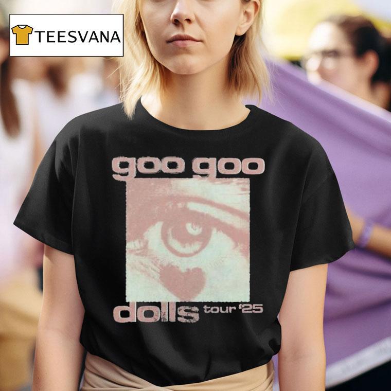 Goo Goo Dolls Eye Dateback Faded Tour 2025 Shirt