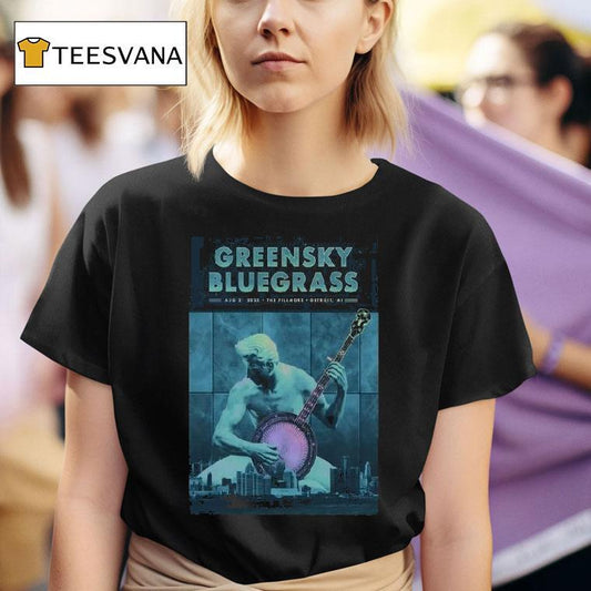 Greensky Bluegrass The Fillmore In Detroit Mi Aug 21 2025 Shirt