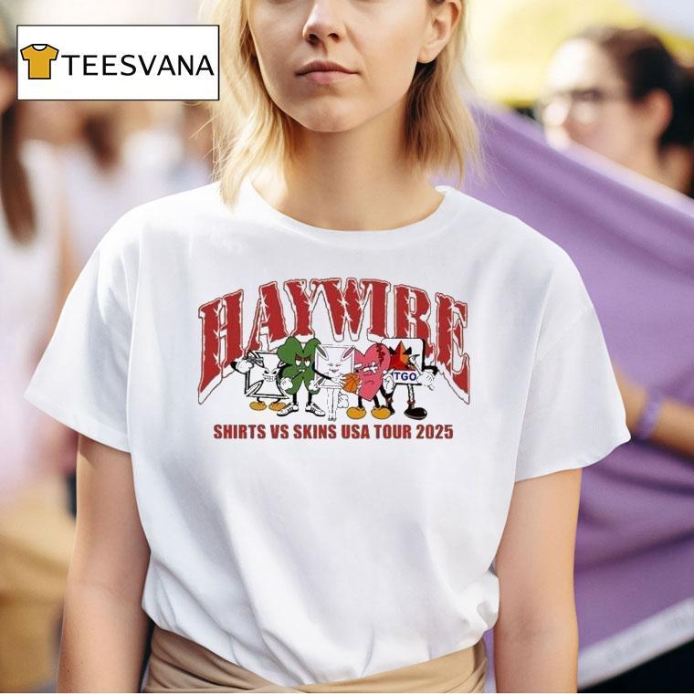 Haywire Shirts Vs Skins Usa Tour 2025 Shirt