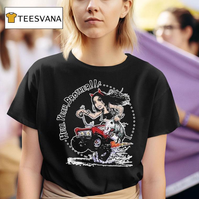 Heather Lynn Hell Year Brother Hot Rod Shirt