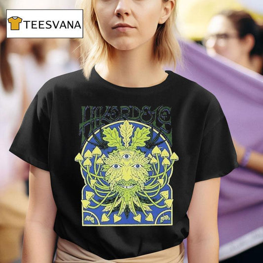 Hikerdelic Green Man 3 Eyes Shirt