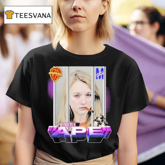 Jail Princess April Imholte Ape Shirt