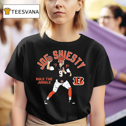 Joe Burrow Cincinnati Bengals Player Rule The Jungle Joe Shiesty Shirt