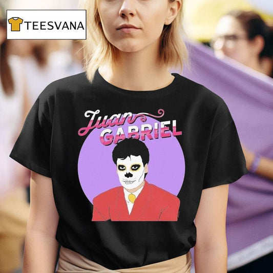 Juan Gabriel Dia De Muertos Portrait Shirt