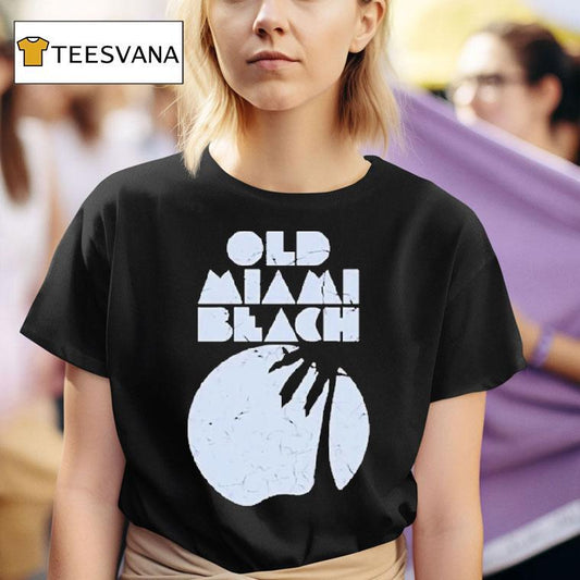 Julia Garner Wearing Weapons Justine Old Miami Beach Shirt