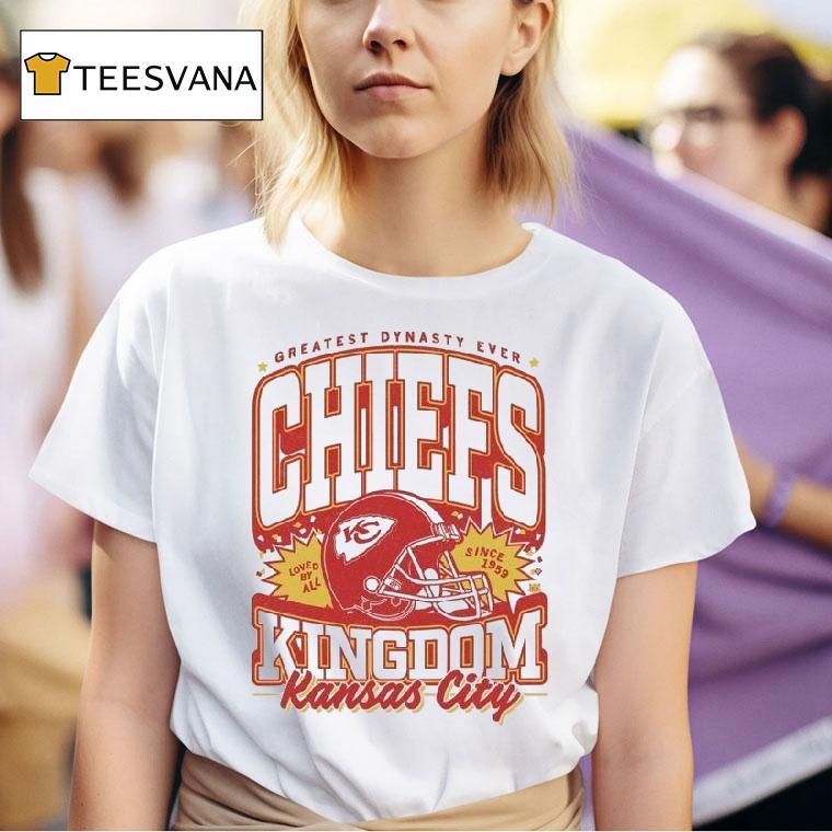 Kansas City Chiefs Kings Greatest Dynasty Ever Loved By All Since 1959 Shirt