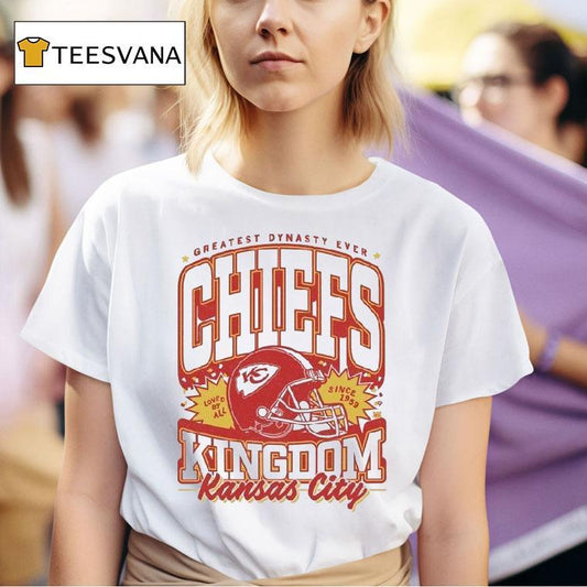 Kansas City Chiefs Kings Greatest Dynasty Ever Loved By All Since 1959 Shirt