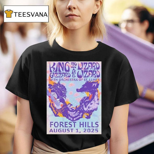 King Gizzard And The Lizard Wizard With Orchestra Of St Luke’s Forest Hills Night 1 On August 1 2025 Shirt