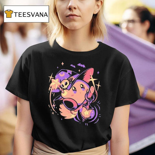 Kirby Pink And Magical Shirt
