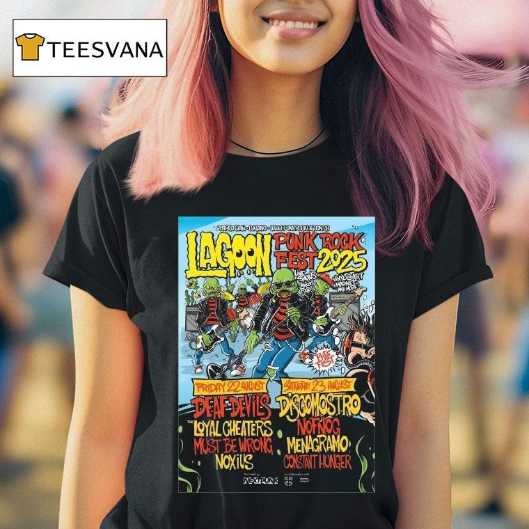 Lagoon Punk Rock Fest 2025 August 22-23 2025 At Parco Ciani Lugano Shirt