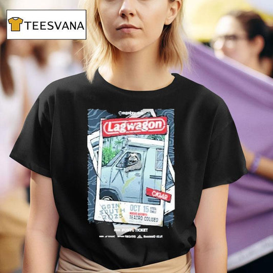 Lagwagon October 15 2025 Santiago De Chile Tour Shirt