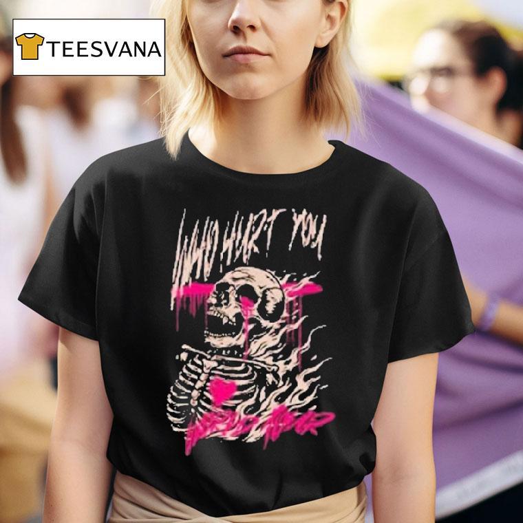 Luciano Cota Who Hurt You World Tour 2025 Skeleton Shirt