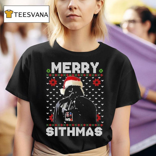 Merry Sithmas Darth Vader Ugly Holiday Christmas Shirt