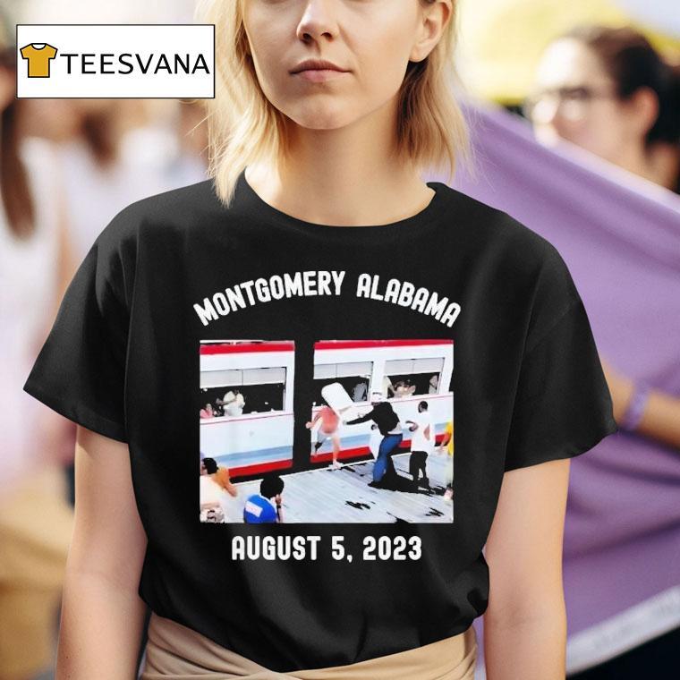 Montgomery Alabama Boat Fight Riverboat Brawl Chair August 5 2023 Chair Shirt