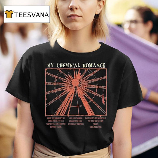 My Chemical Romance Bullets Tracklish Shirt