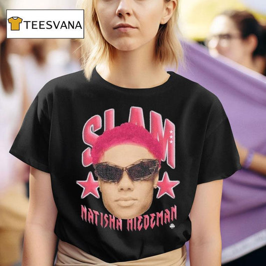 Natisha Hiedeman Slam Wnbpa Face Head Shirt