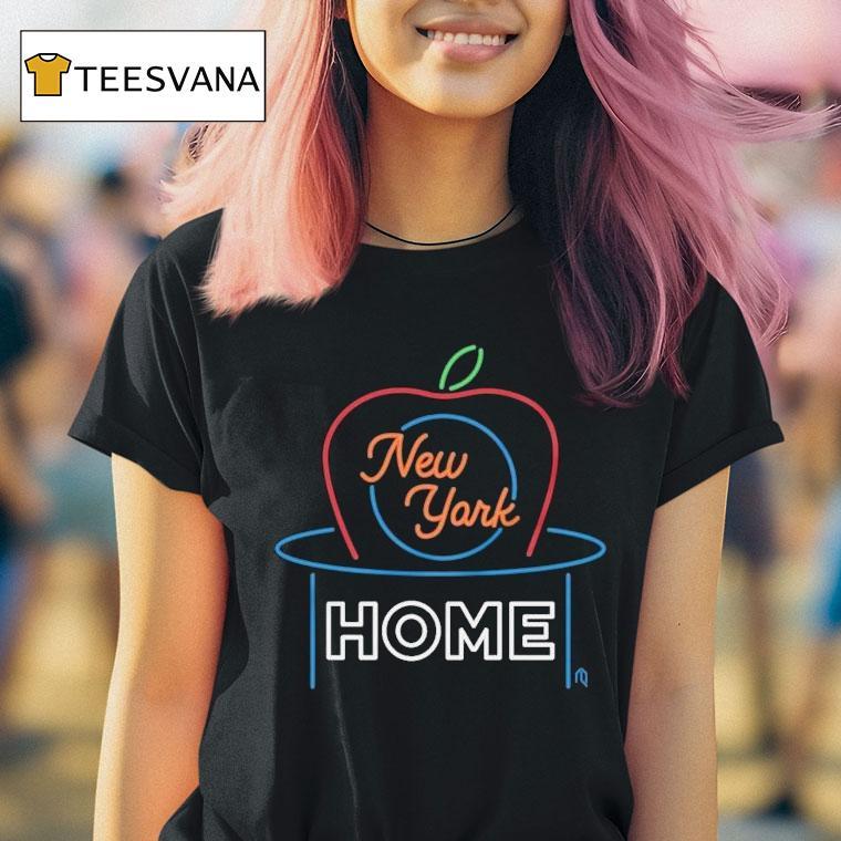 New York Mets Home Apple Neon Shirt