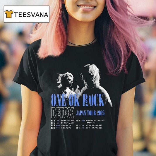 One Ok Rock Detox Japan Tour 2025 Dates Photo Shirt