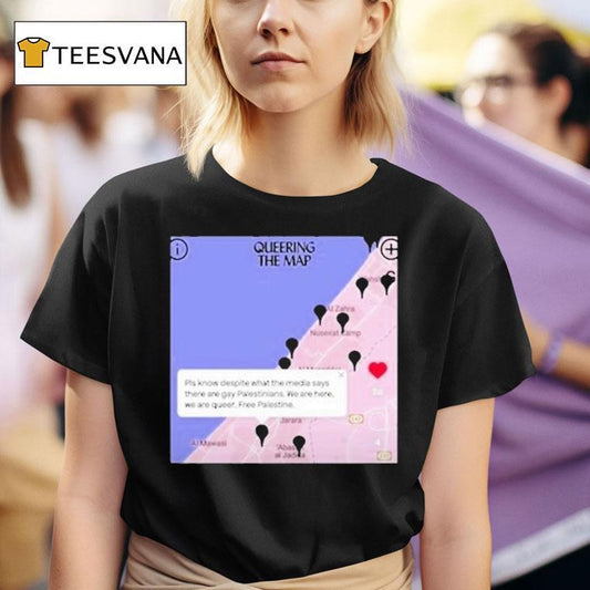 Ottawa Gay Queering The Map Palestine Shirt