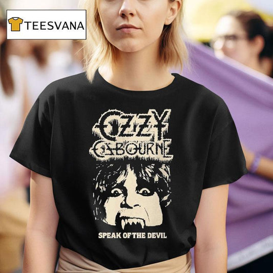 Ozzy Osbourne Speak Of The Devil Face Shirt