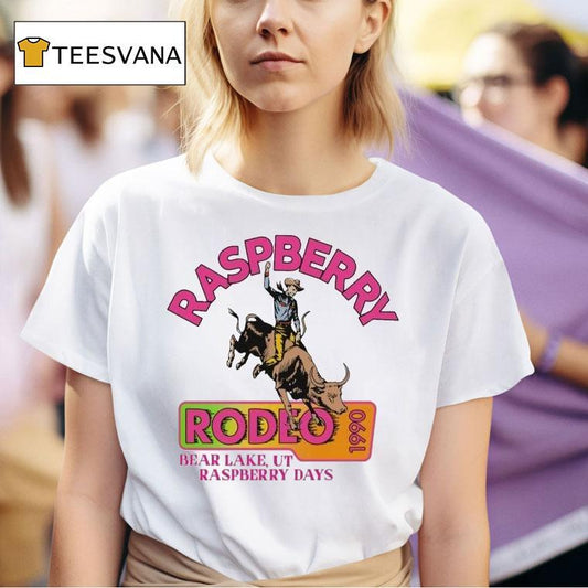 Raspberry Rodeo Bear Lake Ut Raspberry Days 1990 Shirt