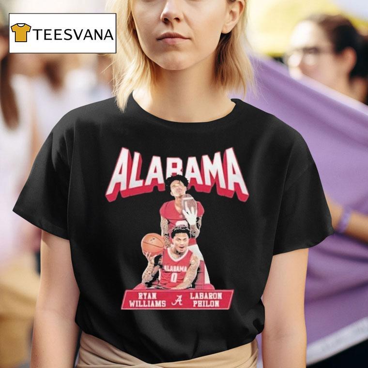 Ryan Williams Labaron Philon Alabama Crimson Tide Dual Threat Shirt