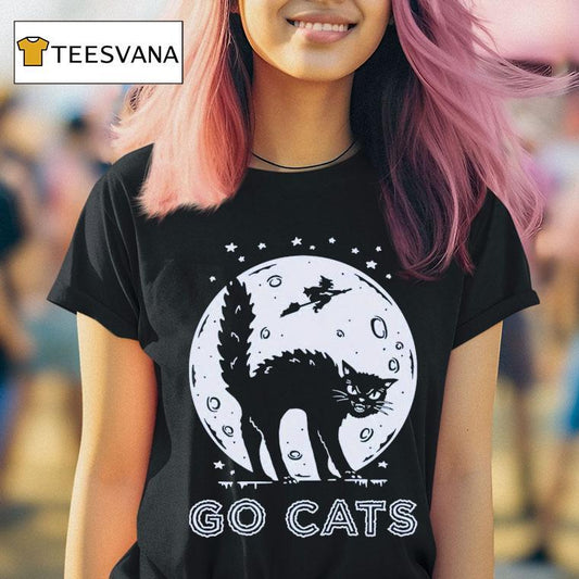 Scary Go Cats Halloween Shirt
